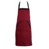 Women Bib Apron Waist Kitchen Restaurant Cooking Pocket Polyester Dress Oil Resistant Household Kitchen Cleaning Tool