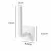 No Trace Sticky Hook Kitchen Roll Paper Organizer Bathroom Storage Rack Hanging Toilet Paper Holder