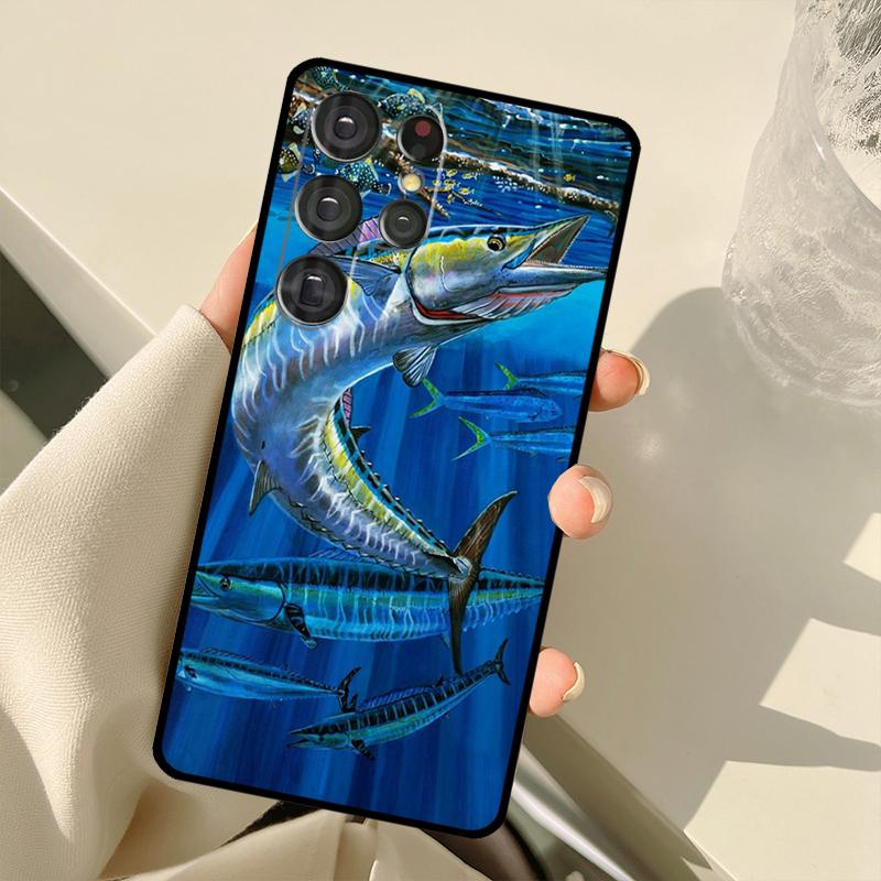 Mahi Gamefish Case For Samsung Galaxy S22 S21 Ultra Note 20 S8 S9 S10 Note 10 Plus S20 FE S21 FE Cover