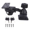 Fish Finder Chartplotter Mount Reinforced Horizontal Swing Arm Marine Electronic Ball Mount for Boat Kayak Fishing