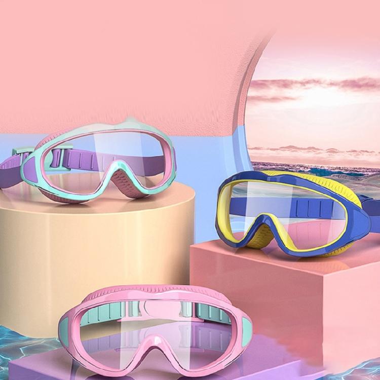 Frog Resistant Kid Swimming Goggles 180 Degree Wide View Swim Goggles