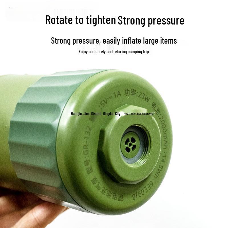 Portable Wireless Inflatable Camping Tent Pump with Lithium Battery