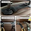 Hidden Car Back Seat Hook Headrest Suede Leather Soft Hanging Hook 20kg Load-Bearing Wear-Resistant Rear Row Hanger Accessories