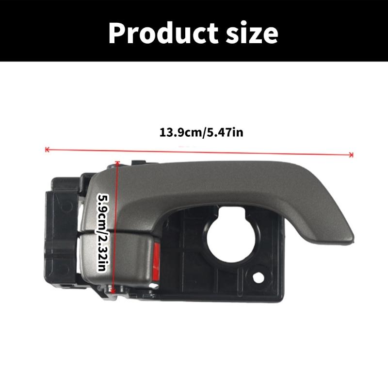 Car Interior Door Handles Set Simple to Install ABS Interior Door Handle Replacement 826102G000 Vehicle Spare for Car