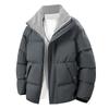Herren Winter Dicke Baumwolljacke mit Stehkragen 2025