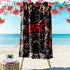 UFC Print Strandtuch, Großes Weiches Schnelltrocknendes Handtuch für Strand Camping Schwimmen