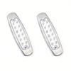 4/2PCS 12-24V 12LED Side Marker Gap Light Clearance Car Trailer Indicator Truck Bus Caravan-Amber/Red/White Tricolor Optional
