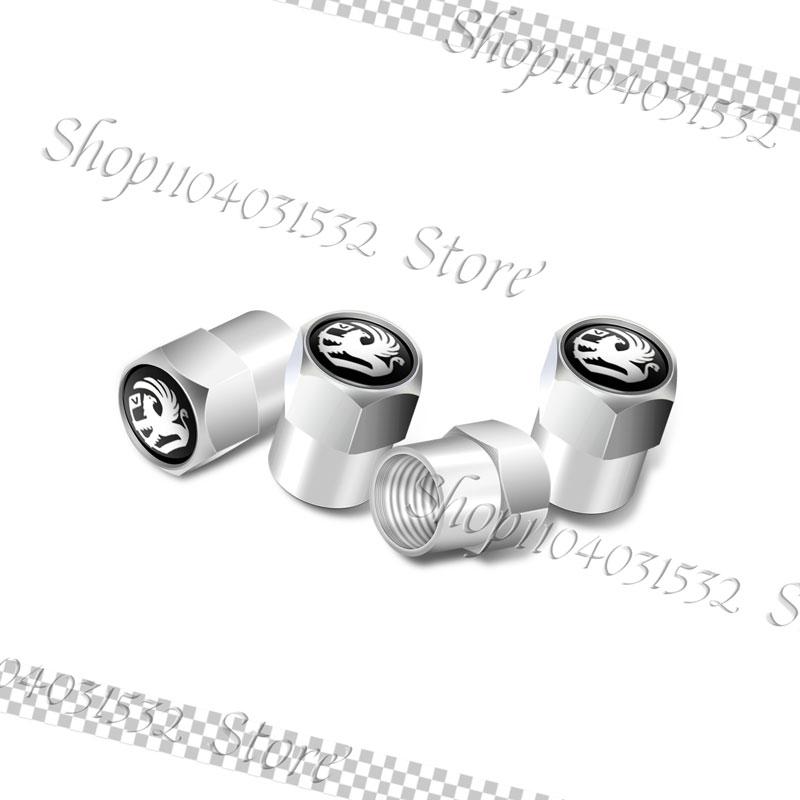4Pcs Metal Car Styling Tire Valve Caps Tyre Wheel Stem Air Valve Cover For Vauxhall Astra H J G Vectra C Insignia Zafira Corsa