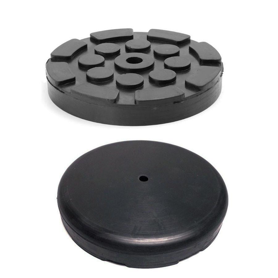 4x Hochleistungs-Vollhub-Hebebühnenarmauflagen Runde Gummiunterlagen