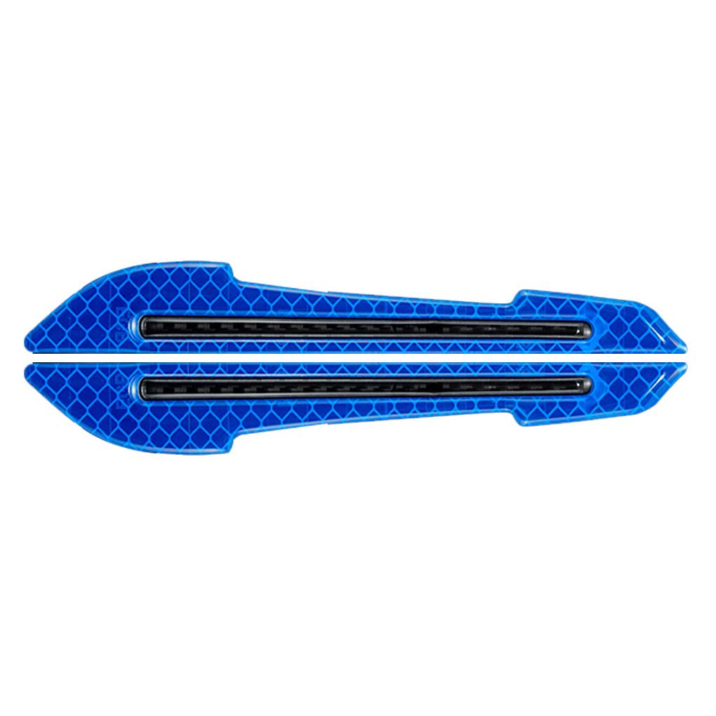 

2pcs Car 3D Reflective Strip Rearview Mirror Protector Sticker Door Side Mirror Reflective Guard Decal 3#