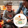 Kids Drum Set Fine Motor Skill Developmental Party Favor Kindergarten Wood Musical Kits for Boy Girl Children Kids