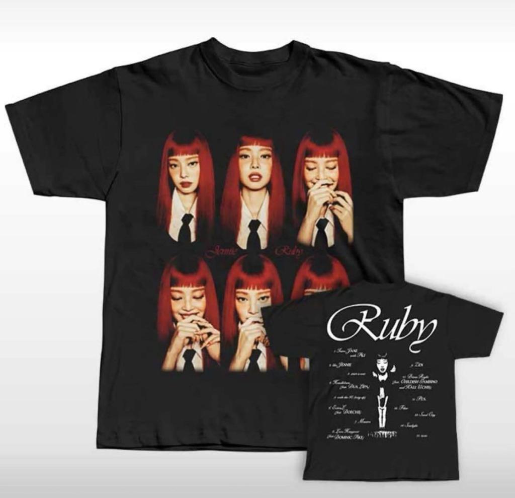 [USED] Jennie Ruby T-shirt Blackpink LISA