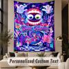 Custom Text Printed Tapestry The Amazing Digital Circus Pattern Large Wall Hanging Indoor Room Decor