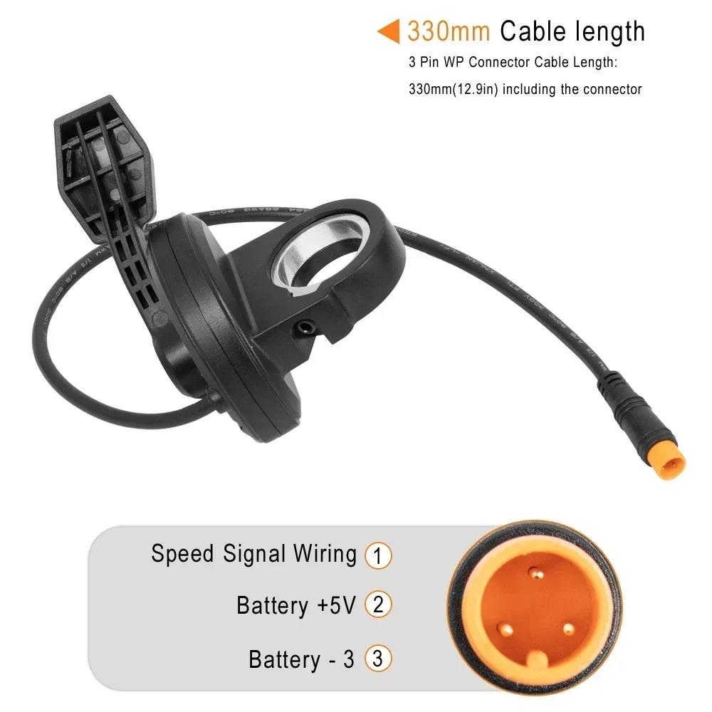 Universal E-Bike108X Throttle Right Finger Throttle 36V 48V 60V 72V Electric Bicycle Accelerator Voltage Right Thumb Throttles Throttles 2