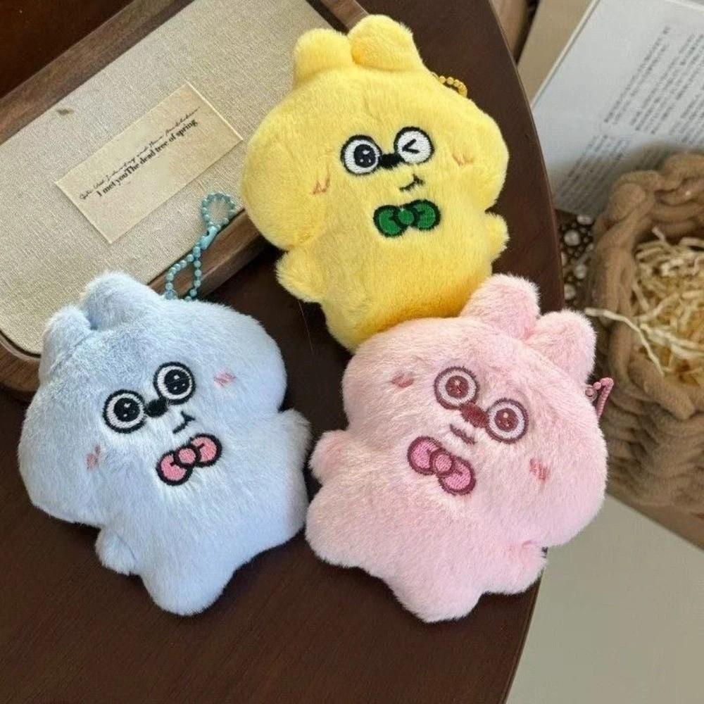 Cartoon Squeezing Keychain Friendship Rabbit Pendant Cute Plush Rabbit Keychain  Key Decor