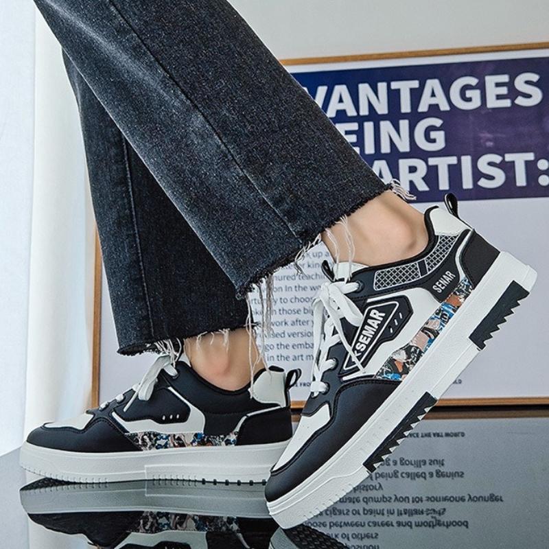 Fashion New Men's Sneakers Comfortable Soft Sole Breathable Board Shoes Outdoor Versatile Platform Shoes Tenis Masculino 2025