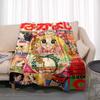 Candy Candy Anime Battaniye Kawaii Japon Anime Flanel Süper Yumuşak Sıcak Battaniye Ev İçin Dört Mevsim Yatak Odası Battaniyesi