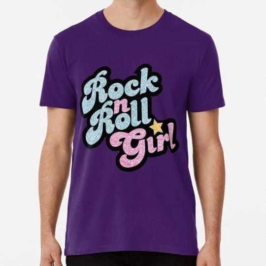 rocks N Roll Girl S to 5XL Made in the USA T-Shirt S