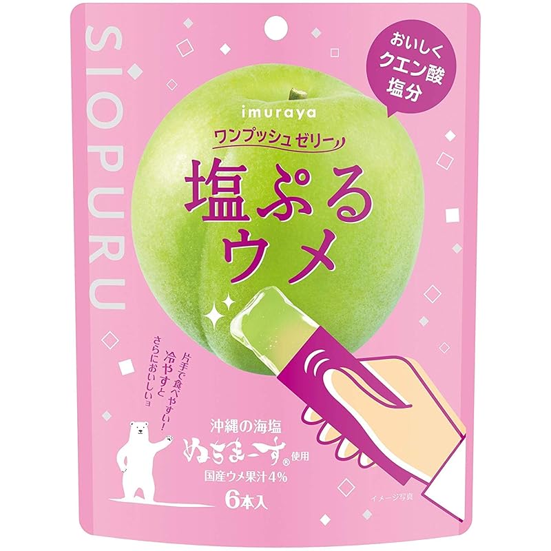 

Imuraya one push jelly Salt plum plum 6 bottles x 4 bags