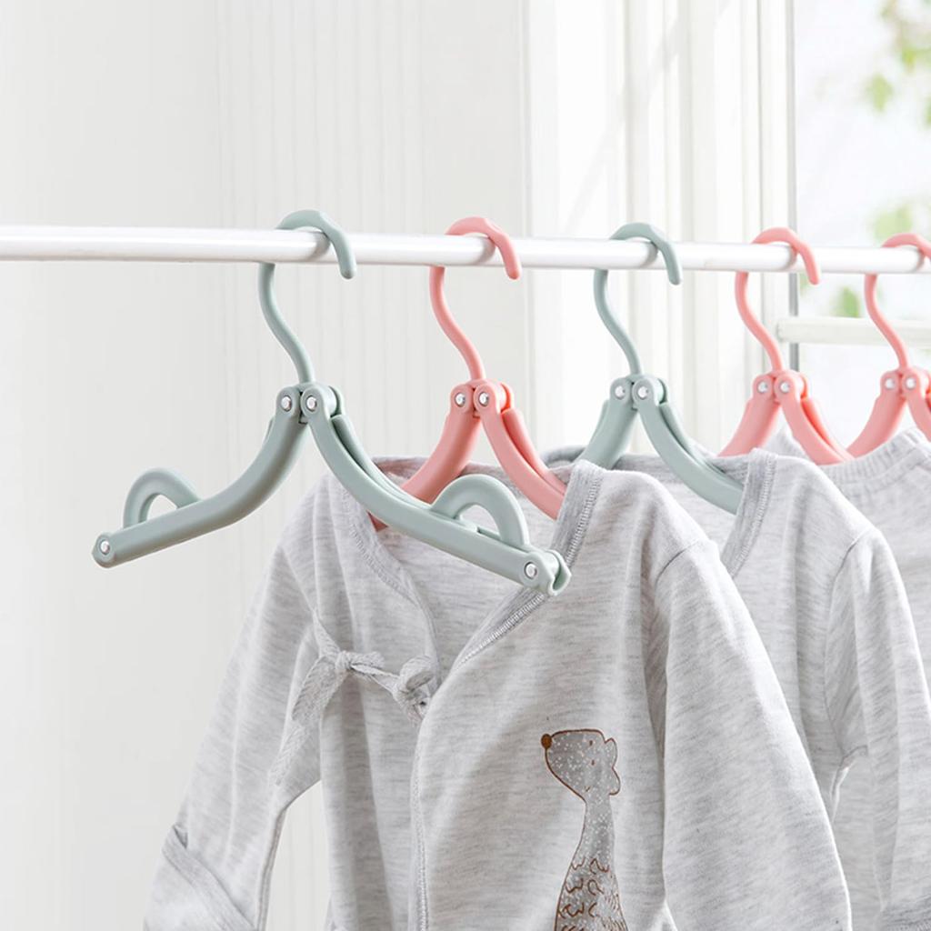 10 Pcs Travel Folding Hangers Cruise Ship Essentials Accessories Portable Household Multi Clothes Hanger Foldable Drying Rack