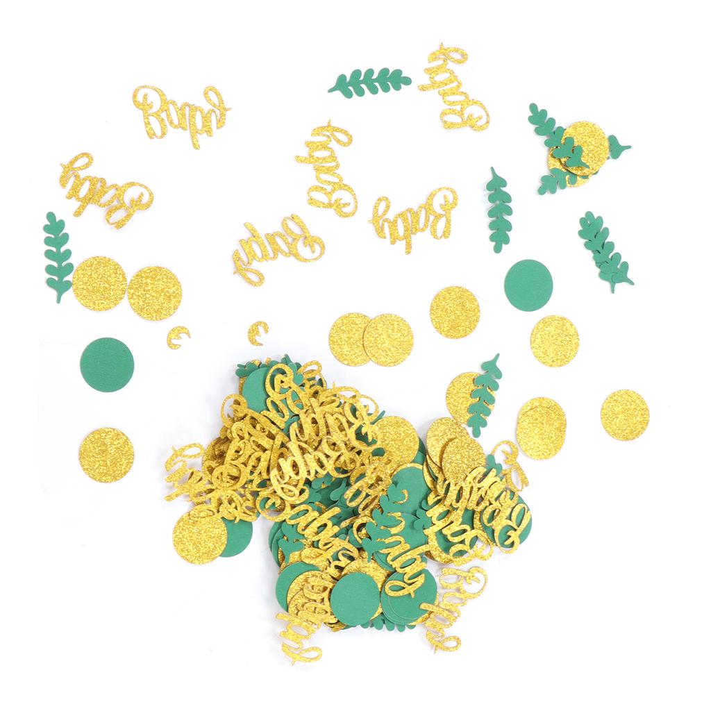 1 Packung Babyparty-Konfetti-Dekorationen, Papierstreu-Konfettis für Babypartys, Jahrestage