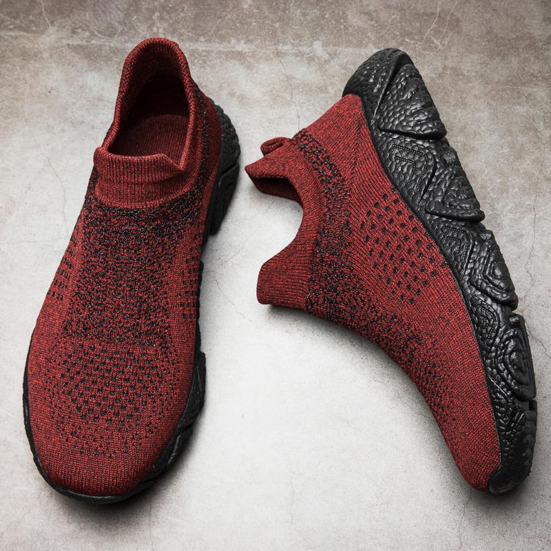 

Модная высококачественная мужская обувь 2024 года, удобная спортивная обувь, дышащая, нескользящая, для бега, мужская спортивная обувь для лодок 45 красный