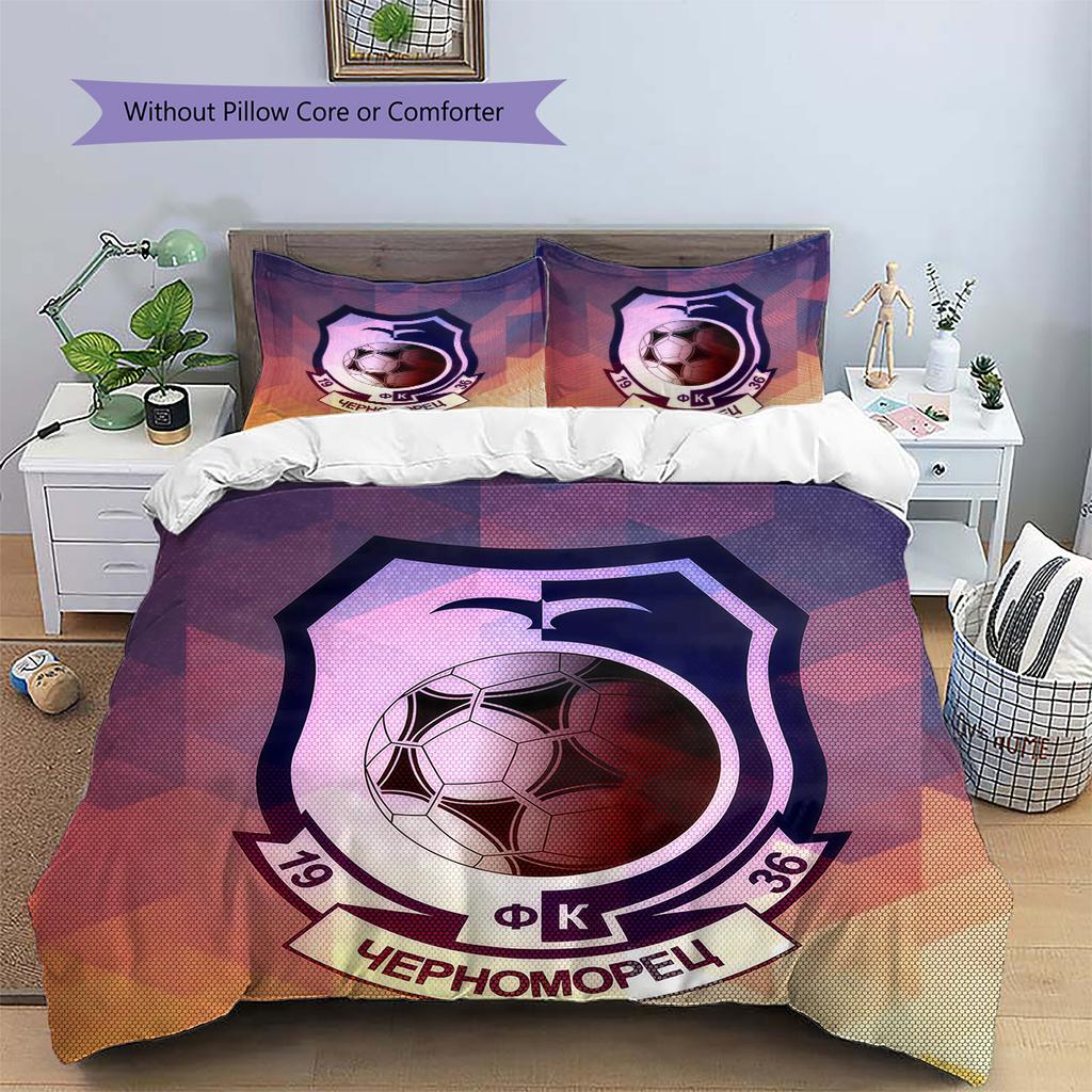 Chornomorets Odesa Pattern Bedding Quilt Set Home Decoration Gift (1 * duvet cover + 2 * pillowcase without core).xwn
