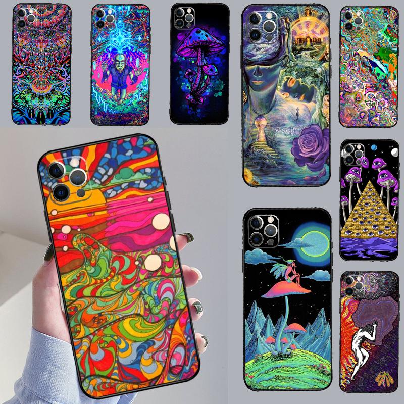 Psychedelic Trippy Art Case For OnePlus Nord 5 CE 2 3 4 Lite N20 N30 OnePlus 15 13 12 11 10T 10R 12R 13R 13T Cover