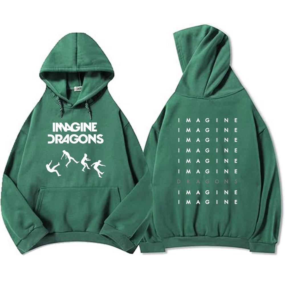 

Уличная одежда Унисекс Loom Tour Imagine Dragons Толстовки с длинным рукавом Зимние Ropa Hombre Sudaderas Толстовки M