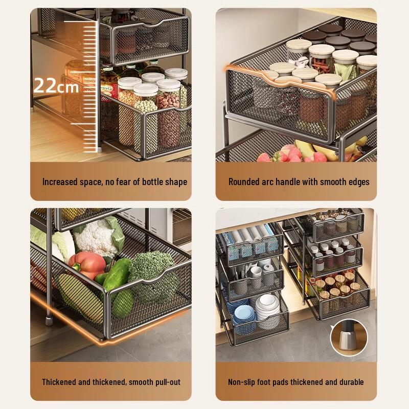 Muya Auszugbarer Unterschrank-Organizer