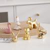 Ceramic Creative Elephant Rabbit Home Bedroom Makeup Desk Ring Necklace Jewelry Rack Ornament Animal Showcase Small Ornament