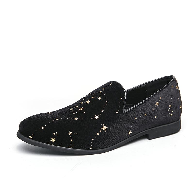 Fashion Luxury Brand Men's Suede Shoes Black Soft Soled Comfortable Loafers High-end Banquet Men's Formal Shoes High-quality Anti Slip