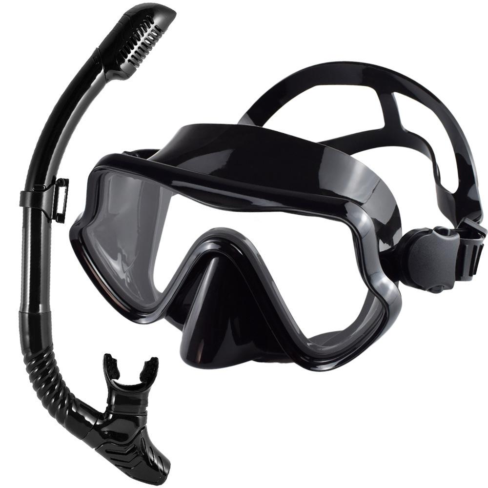 Large Frame Diving Goggles Snorkel Set