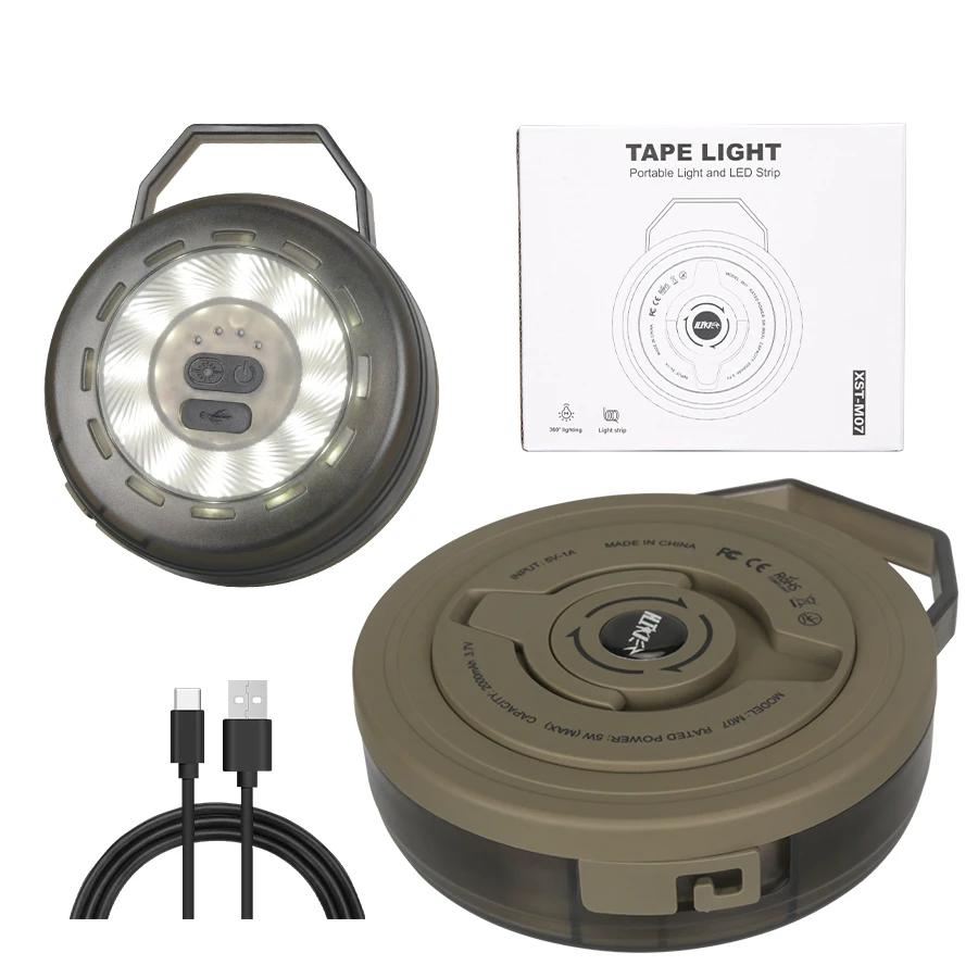 

Solar LED String Lights IP65 Outdoor Garden Fairy Light 4 in 1 Camping String Lights with 5 Modes Solar/USB Powered Tent Light