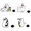 Adorable Cats Enamel Lapel Pin Stylish Brooch for Clothes and Bags Gift for Friend and Festival Jewelry