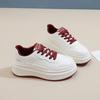 2025 Four Seasons New Ladies All Match Fashion Board Shoes Increase Display thick-soled Women Shoes Outdoor Small White Shoes