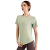 Women's Quick-Dry Loose Sports Top - 2025 Summer Short-Sleeve Yoga & Running T-Shirt, Breathable & Slimming.