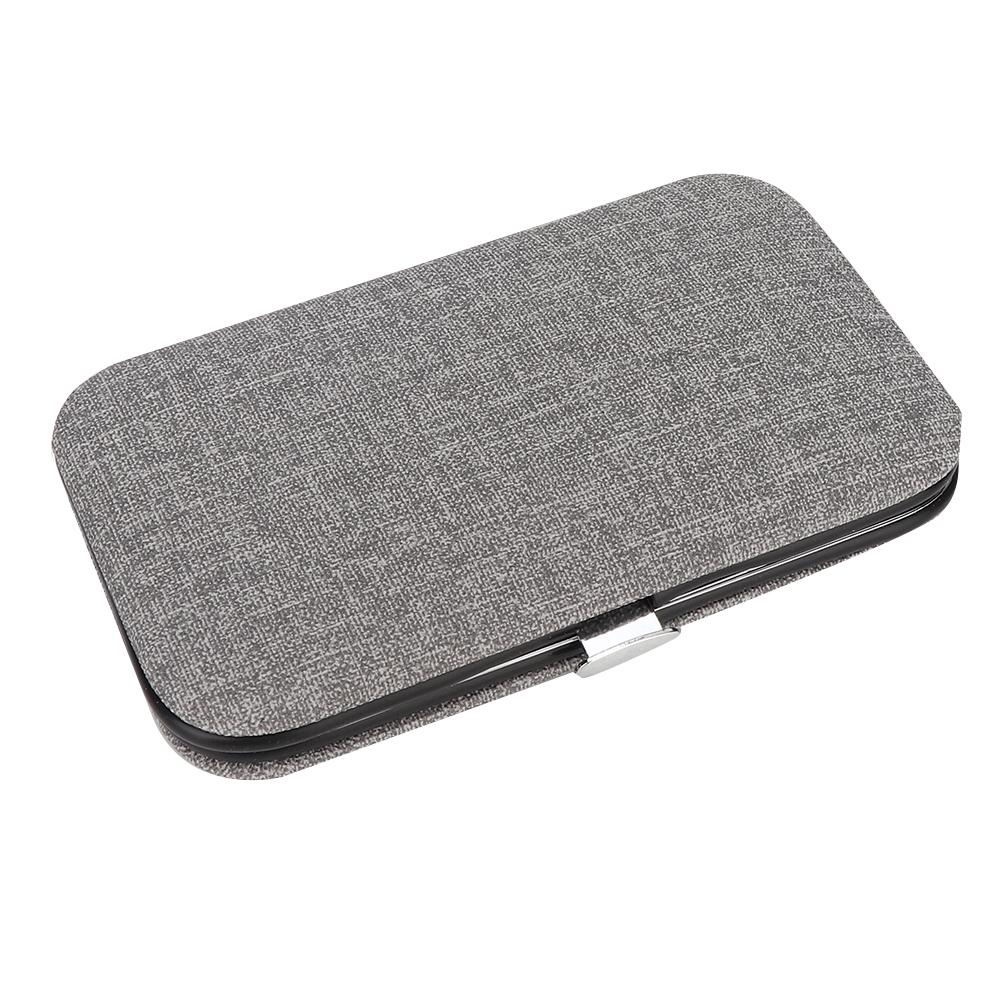 

Набор маникюрных инструментов из нержавеющей стали, 8 шт., кусачки для ногтей, пилка для ногтей, набор игл для удаления прыщей Gray