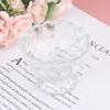 Flowers Shape Ice Cream Bowl Transparent Goblet Dessert Cup Cocktail Glass  Milkshake
