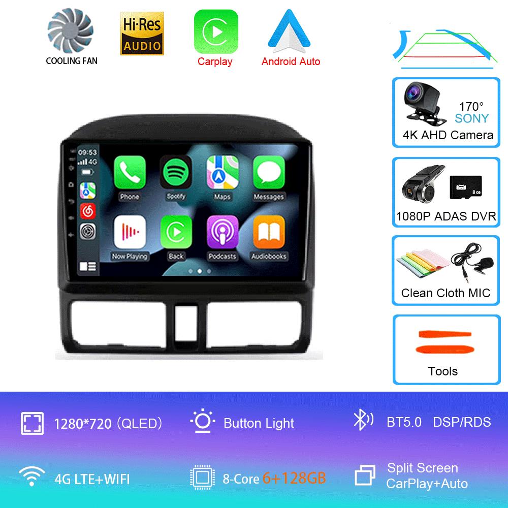 Android 14 For Honda CR-V CRV 2 2001 - 2006 Car Radio Multimedia Video Player Navigation Stereo GPS No 2din 2 Din Dvd