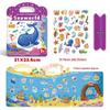Early Education Quiet Sticker Book for Toddlers: Enlightenment and Cognitive Learning Puzzle