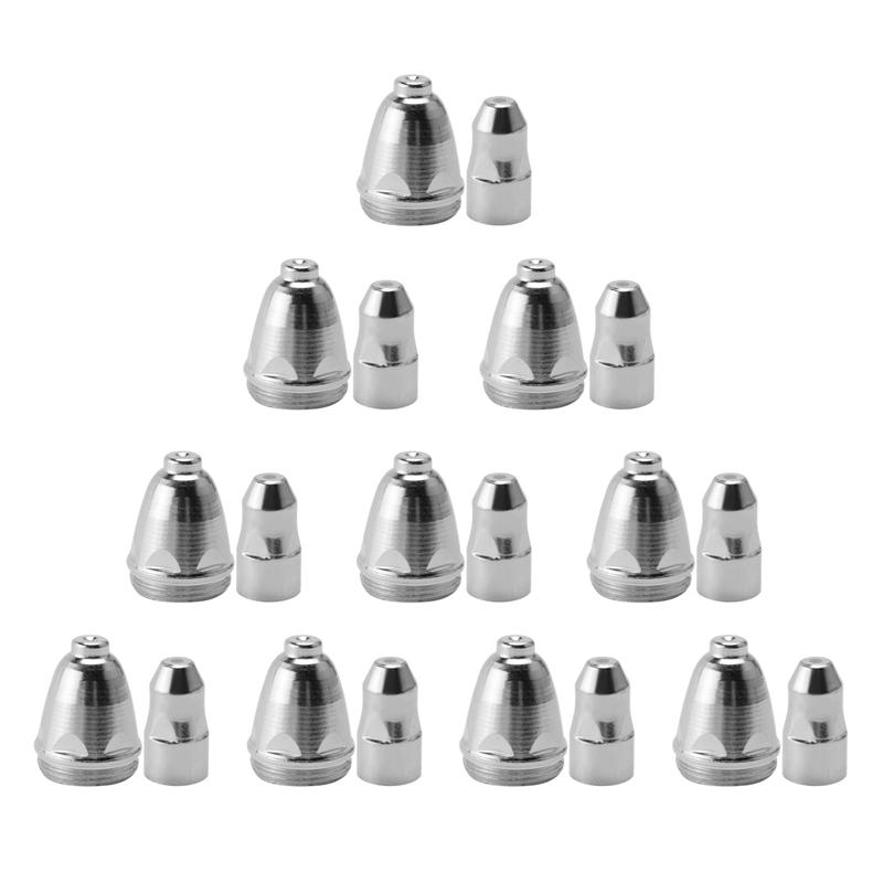 P80 Air Plasma Nozzle 1.1Mm Plasma Cutting Machine Torch Consumables CNC Cutting Electrode Nozzle 200 Pcs-B61B