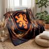Coperta in Flanella Stampata Calda e Skin-Friendly Decorativa per Divano Letto Uso Quotidiano