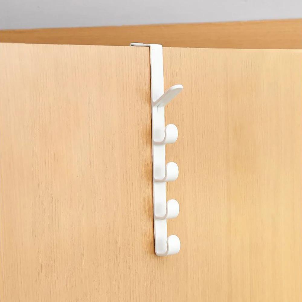 

1шт вешалка для гардероба общежития сумки, головные уборы и одежда висят на стене за дверью без сверления стеллаж для хранения 27x4.5cm