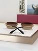 Fashionable Unisex Rimless Metal Sunglasses CT0550S with UV Protection