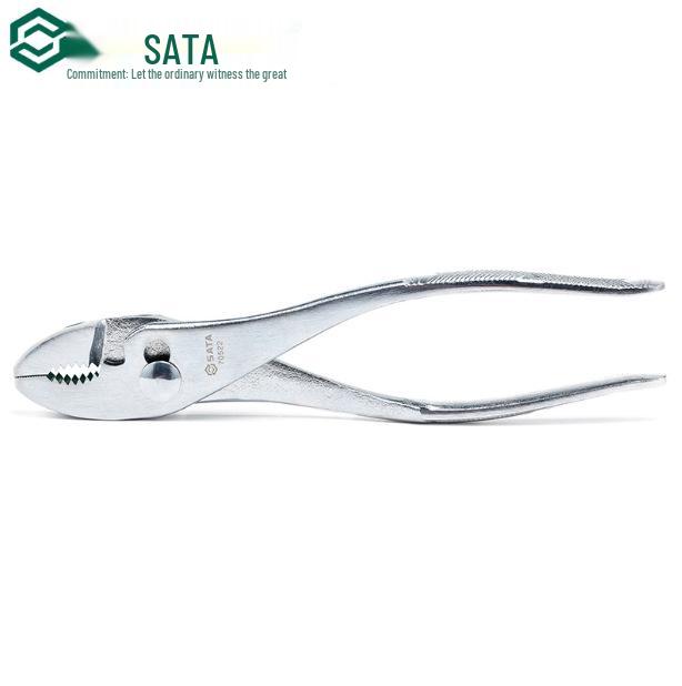 SATA Tools Adjustable Japanese Style Carp Pliers with Smooth Handle, Multifunctional Auto Repair Clamps, Model 70521/70522