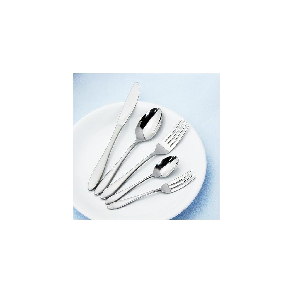 Nagao Tsubame-Sanjo Dinner Cutlery Set, 10 Pieces, 18-0 Stainless Steel, Made In Japan