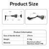 63mm Spinning Handle with TPE Gray Knob (27mm) Compatible with Shimano Stradic FL, FM, Stella, Vanford, Vanquish, and Naski