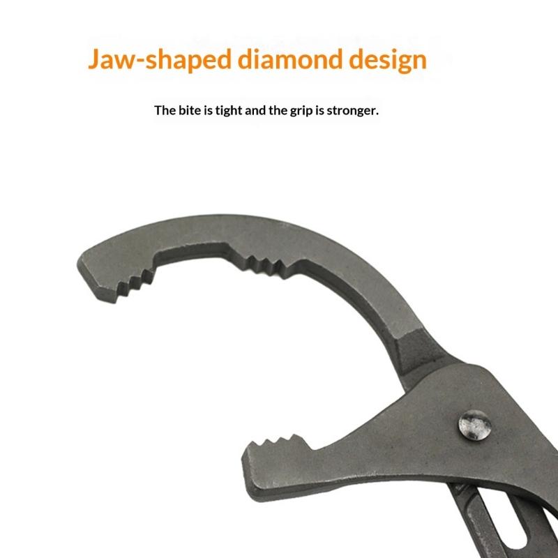 Professional Oil Filter Tool Steel Construction Nonslip Handle Universal For Various Filter Size Easy Storage