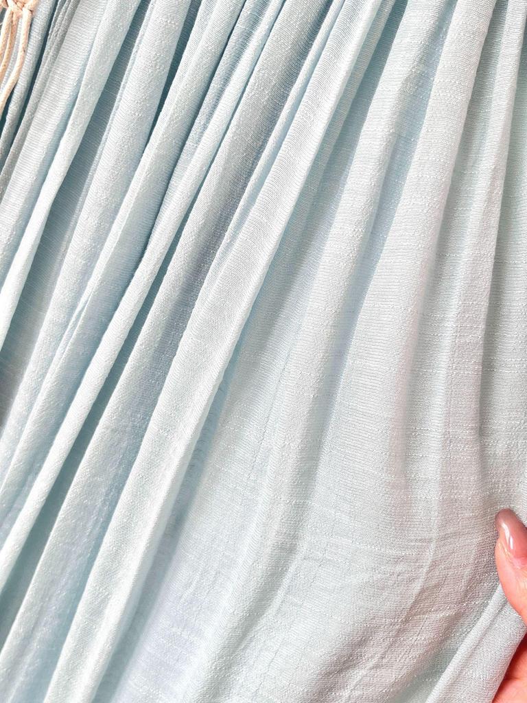 Bohemian High-Waisted A-Line Midi Skirt with Belt - Women's Flowing Slim Summer 2026 Style